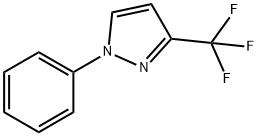 1-PHENYL-3-(TRIFLUOROMETHYL)PYRAZOLE Struktur