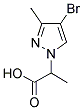 2-(4-BROMO-3-METHYL-PYRAZOL-1-YL)-PROPIONIC ACID price.