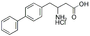 (+/-)-3-AMINO-4-(4-BIPHENYLYL)BUTYRIC ACID HYDROCHLORIDE Struktur