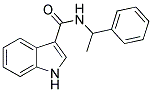 N-(1-PHENYLETHYL)-1H-INDOLE-3-CARBOXAMIDE Struktur