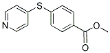 4-(PYRIDIN-4-YLTHIO)BENZOIC ACID, METHYL ESTER Struktur