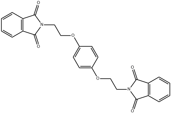 2-(2-(4-[2-(1,3-DIOXO-1,3-DIHYDRO-2H-ISOINDOL-2-YL)ETHOXY]PHENOXY)ETHYL)-1H-ISOINDOLE-1,3(2H)-DIONE Struktur