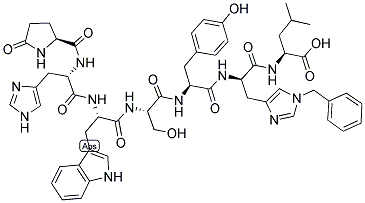 (D-HIS(BZL)6)-LHRH (1-7) Struktur