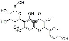 KAEMPFEROL-6-C-GLUCOSIDE Struktur