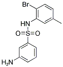 3-AMINO-N-(2-BROMO-5-METHYL-PHENYL)-BENZENESULFONAMIDE Struktur