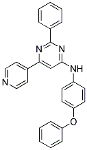 (4-PHENOXY-PHENYL)-(2-PHENYL-6-PYRIDIN-4-YL-PYRIMIDIN-4-YL)-AMINE Struktur