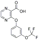 2-[3-(TRIFLUOROMETHYL)PHENOXY]PYRAZINE-3-CARBOXYLIC ACID Struktur