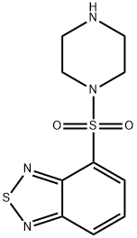 4-(PIPERAZINE-1-SULFONYL)-BENZO[1,2,5]THIADIAZOLE Struktur