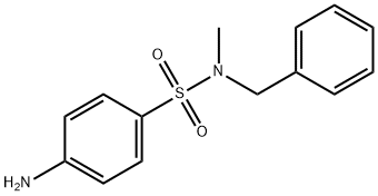 4-AMINO-N-BENZYL-N-METHYLBENZENESULFONAMIDE Struktur