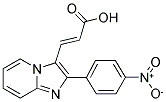 3-[2-(4-NITRO-PHENYL)-IMIDAZO[1,2-A]PYRIDIN-3-YL]-ACRYLIC ACID Struktur