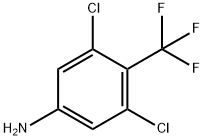 3,5-DICHLORO-4-(TRIFLUOROMETHYL)ANILINE Struktur