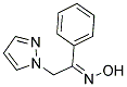 1-PHENYL-2-PYRAZOL-1-YL-ETHANONE OXIME Struktur