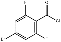 4-ブロモ-2,6-ジフルオロベンゾイルクロリド 化學構(gòu)造式