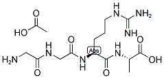 H-GLY-GLY-ARG-ALA-OH ACOH Struktur