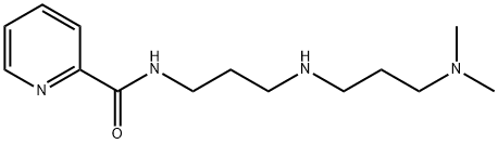 PYRIDINE-2-CARBOXYLIC ACID [3-(3-DIMETHYLAMINO-PROPYLAMINO)-PROPYL]-AMIDE Struktur