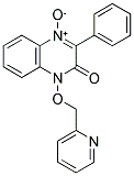 3-PHENYL-1-(PYRIDIN-2-YLMETHOXY)QUINOXALIN-2(1H)-ONE 4-OXIDE Struktur