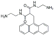 N,N'-BIS(2-AMINOETHYL)-9-ANTHRYLMETHYLMALONAMIDE Struktur