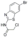 N-(6-BROMO-BENZOTHIAZOL-2-YL)-2-CHLORO-ACETAMIDE Struktur