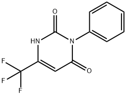 2-HYDROXY-3-PHENYL-6-(TRIFLUOROMETHYL)-4(3H)-PYRIMIDINONE Struktur