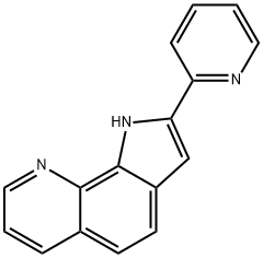 2-(2-PYRIDINYL)-1H-PYRROLO[3,2-H]QUINOLINE Struktur