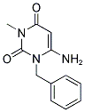 6-AMINO-1-BENZYL-3-METHYL-1H-PYRIMIDINE-2,4-DIONE Struktur