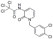 3-[(TRICHLOROACETYL)AMINO]-1-(3,4-DICHLOROBENZYL)-2-PYRIDONE Struktur