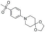 8-[4-(METHYLSULFONYL)PHENYL]-1,4-DIOXA-8-AZASPIRO[4.5]DECANE Struktur