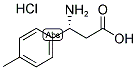 (R)-3-AMINO-3-(4-METHYL-PHENYL)-PROPANOIC ACID HYDROCHLORIDE Struktur