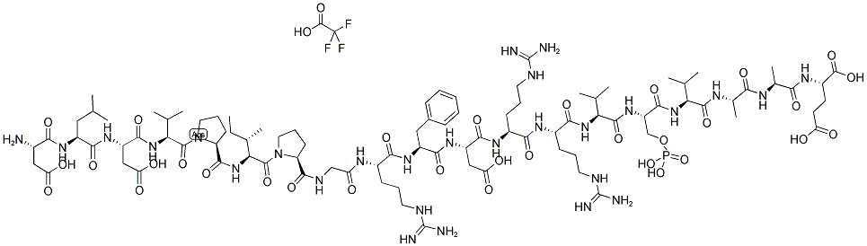 [PSER95, ALA97]-RII FRAGMENT 81-99 TRIFLUOROACETATE SALT Struktur