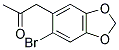 (6-BROMO-3,4-METHYLENEDIOXYPHENYL)ACETONE Struktur