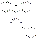 N-METHYLPIPERIDINYL-2-METHYLBENZILATE Struktur