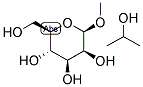 METHYL B-D-MANNOPYRANOSIDE, ISOPROPYLATE Struktur