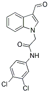 N-(3,4-DICHLORO-PHENYL)-2-(3-FORMYL-INDOL-1-YL)-ACETAMIDE Struktur