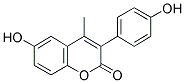 6-HYDROXY-3-(4'-HYDROXYPHENYL)-4-METHYL COUMARIN Struktur