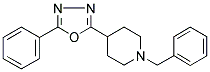 1-BENZYL-4-(5-PHENYL-1,3,4-OXADIAZOL-2-YL)PIPERIDINE Struktur