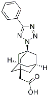 [3-(5-PHENYL-TETRAZOL-2-YL)-ADAMANTAN-1-YL]-ACETIC ACID Struktur