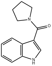 (1H-INDOL-3-YL)(PYRROLIDIN-1-YL)METHANONE Struktur