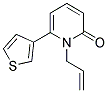 1-ALLYL-6-THIEN-3-YLPYRIDIN-2(1H)-ONE Struktur