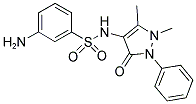 3-AMINO-N-(1,5-DIMETHYL-3-OXO-2-PHENYL-2,3-DIHYDRO-1H-PYRAZOL-4-YL)-BENZENESULFONAMIDE Struktur