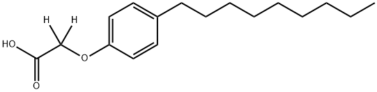 4-NONYLPHENOXY-ACETIC ACID D2 Struktur