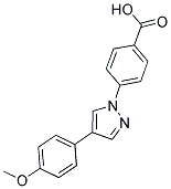 4-[4-(4-METHOXYPHENYL)-1H-PYRAZOL-1-YL]BENZOIC ACID Struktur