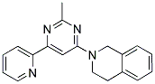 2-(2-METHYL-6-PYRIDIN-2-YLPYRIMIDIN-4-YL)-1,2,3,4-TETRAHYDROISOQUINOLINE Struktur