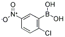 2-CHLORO-5-NITROPHENYLBORONIC ACID Struktur