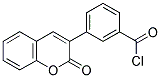 3-(2-OXO-2H-CHROMEN-3-YL)-BENZOYL CHLORIDE Struktur