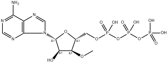 3'-O-METHYLADENOSINE-5'-TRIPHOSPHATE LITHIUM SALT Struktur