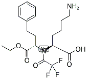 (S)-(-)-1-[N-(1-ETHOXYCARBONYL-3-PHENYLPROPYL)-N-TRIFLUOROACETYL]-L-LYSINE Struktur