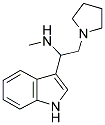 [1-(1H-INDOL-3-YL)-2-PYRROLIDIN-1-YL-ETHYL]-METHYL-AMINE Struktur