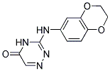 3-(2,3-DIHYDRO-BENZO[1,4]DIOXIN-6-YLAMINO)-4H-[1,2,4]TRIAZIN-5-ONE Struktur