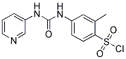 2-METHYL-4-(3-PYRIDIN-3-YL-UREIDO)BENZENESULFONYL CHLORIDE Struktur