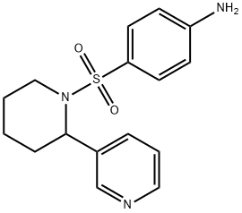 4-[(2-PYRIDIN-3-YLPIPERIDIN-1-YL)SULFONYL]ANILINE Struktur